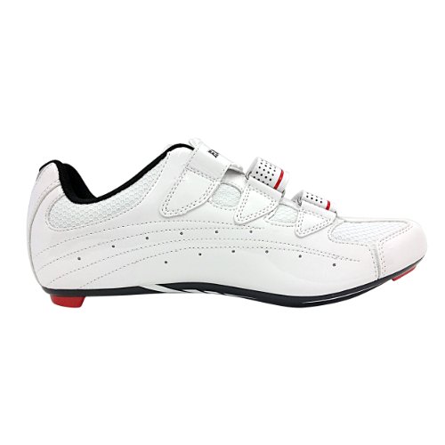 Exustar E-Sr403 Road Shoe, White, Size 47 #TOP5