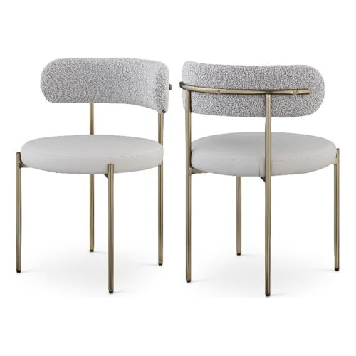 Meridian Furniture 886Taupe-C Beacon Collection Modern | Contemporary Dining Chair,