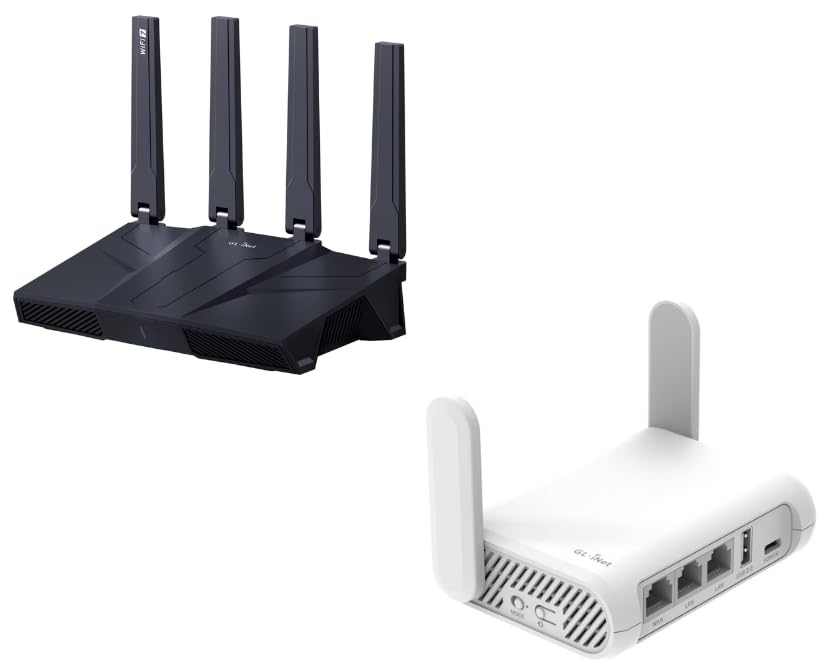 Amazon.com: GL.iNet GL-BE9300(Flint 3) Tri-Band WiFi 7 Router & GL