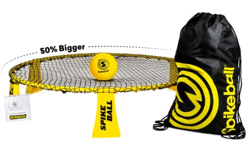 Spikeball Rookie Kit - 50% Larger Net and Ball - Played Outdoors, Indoors, Yard, Lawn, Beach - Designed for New Players