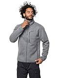Highloft-Innenseite Jack Wolfskin Herren Robson Fjord Jacket Fleecejacke, Slate Grey, M