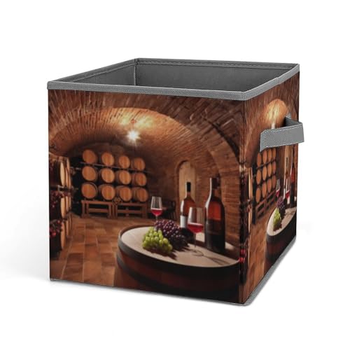 Cubes de rangement pliables et bacs de rangement empilables pour cave
