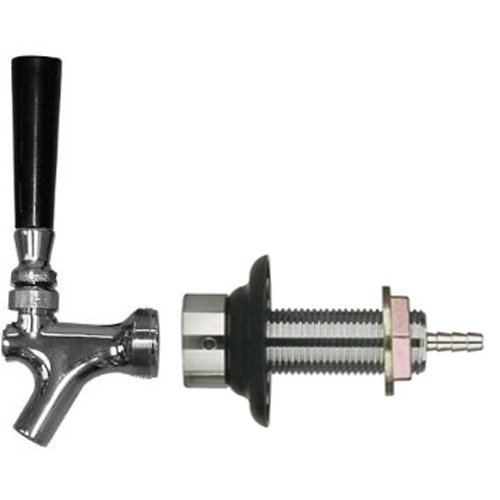 Bev Rite CPCCM201 Draft Beer Faucet and Shank Kit, Qty 1, Chrome