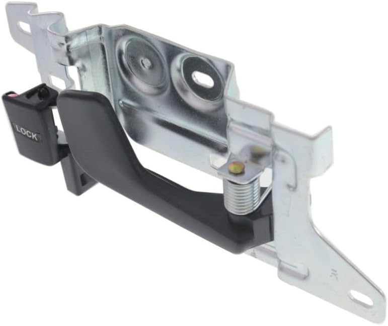 KarParts360 for Honda Civic 1992 1993 1994 1995 Interior Door Handles Front, Driver and Passenger Side | Pair | with Door Lock Button | Black | for HO1353107, HO1352107 | 72120SR0A02ZB, 72160SR0A02ZB