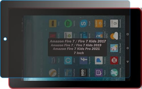 Image of Privacy Anti Peep Matte Screen Guard Compatible With Amazon Fire 7 2019 /Fire 7 Kids 9th Gen 2019 / Fire7 7th Gen 2017 / Fire 7 Kids Pro 2021 Tab 7 inch Inch Tablet Screen Protector