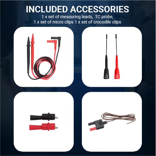 Image of testo 770-3 Clamp Meter Set - Clamp Multimeter for Electrical Testing - HVAC Multimeter TRMS Measurement - Measures AC /DC Voltage up to 1000 V - with Retractable Pincer Arm and Bluetooth