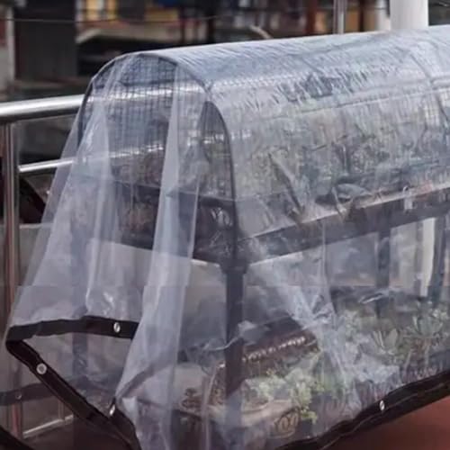 Toldo impermeable transparente para aislar invernaderos 3
