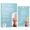 Foot Mask Moisturizing Socks for Dry Cracked Feet | Hydrates with Snail Mucin Shea Butter Hyaluronic Acid Bisabolol Vitamin E | Exfoliating Foot Mask for Callus Removal Dead Skin and Soft Feet
