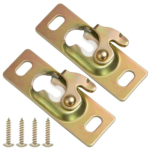 Pocket Door Hardware Kit, 2 Pcs Sliding Door Hardware RV Sliding Doors Hanger Pocket Doors Rollers Connection Plate