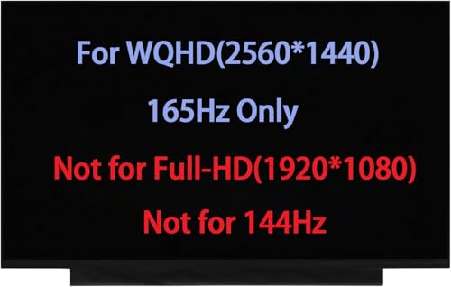 Image of Screen Replacement for ASUS Tuf Gaming A15 FA507 FA507U FA507N FA507R FA507RE FA507RM FA507X FA507XV F15 FX507 FX507V FX507Z FX507VV FX507VI FX507ZI FX507ZC FX507ZM FX507ZR LCD WQHD 2560 * 1440 165Hz