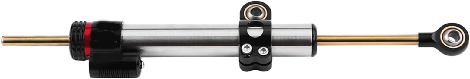 Steering Damper Stabilizer, Adjustable Motorcycle Steering Damper, Universal Steering Damper Linear for MT10 MT 07 MT09(Long Type)