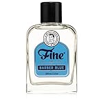 Fine Men’s Aftershave – Barber Blue Fragrance, Soothing & Toning Post Shave Balm, Calms Razor Burn, Classic Barbershop Feel Alcohol-Based Formula, Gentle for All Skin Types, 100ml