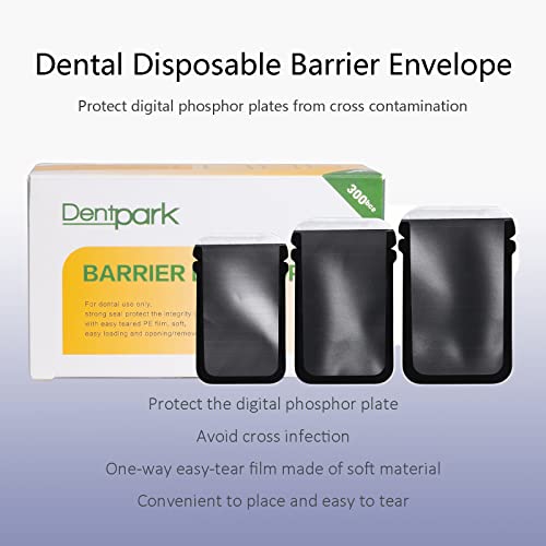 Dental X-Ray Barrier Envelopes-X-Ray Film Protective Bag Sensor Imaging Plate Protector Sleeve Ray Scan Cover Bags（2#） #TOP1