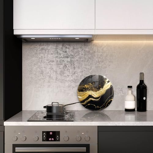 Plaque induction protection 30cm Wallfluent accessoire de cuisine abstraction - 4