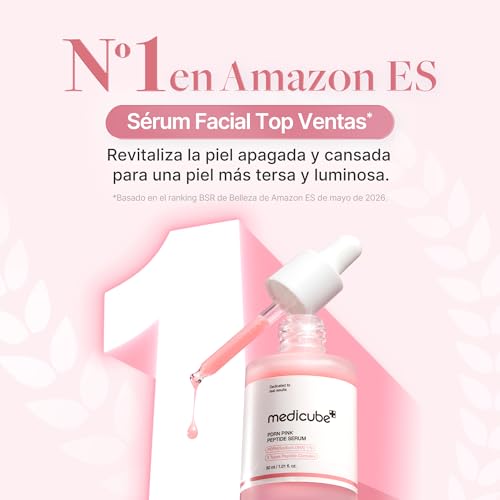 medicube PDRN Pink Peptide Serum – Sérum Facial con PDRN de ADN de Salmón, Péptidos y Niacinamida – Hidratación y Piel Más Firme – Ayuda a Unificar el Tono – Skincare Coreano, 30 ml - características
