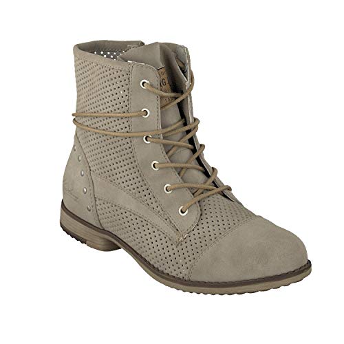 Mustang 1382-501, Botas de Moda Mujer, Beige, 36 EU