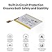 Pinsinholy Touch5 Replacement Battery Compatible iPod Touch 5 5th Generation gen 616-0619 1030mAh 3.7V 3.8Wh with Installation Tools