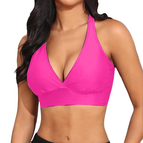 Top de bikini push up reductor con aros para máxima sujeción sin opresión