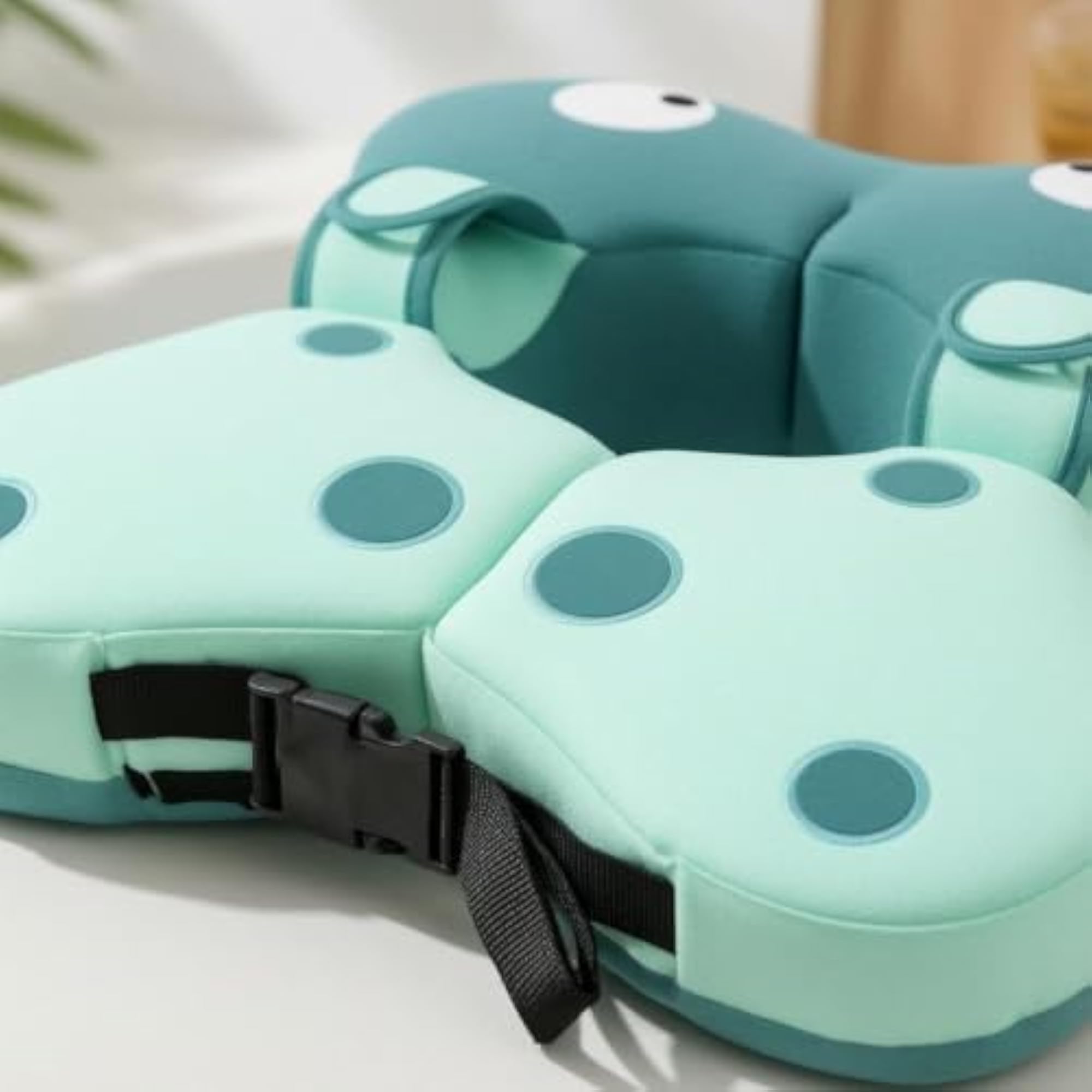 Printed Eyes Axillary Swim Float with Hook-and-Loop Fastening