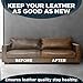 Leather Mink Oil, Color Restorer, Scratch Remover, Couch Paint and Leather Repair Kit for Couches