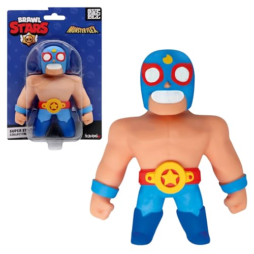 Bizak Monsterflex Brawl Stars Figura El Primo Coleccionable, Muñeco Súper Extensible Y Elástico, 13 Cm, 10 Para Coleccionar, Para Adultos Fans Coleccionistas Y Niños Desde 8 Años, 64390009-4