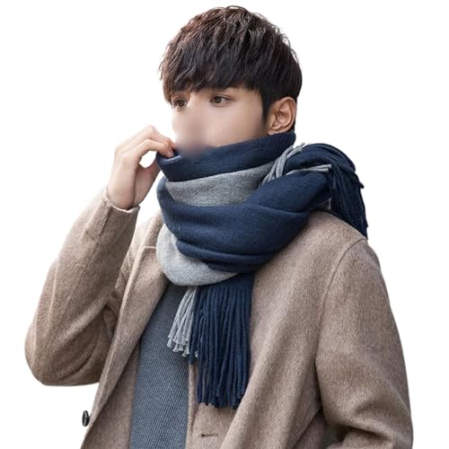 Bufanda de cachemira para hombre con tacto suave de pashmina elegante