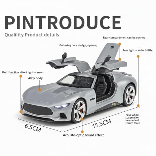 Image of DREAMY DEN 1:32 Scale Luxury SUV Model Car | Alloy Metal Die-Cast Pull Back Toy | Openable Doors, Lights & Music | Collectible Toy for Kids & Gift (Colours as Per Stock)