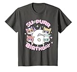 Official Disney Merchandise Disney Jr. SuperKitties Su-Purr 6th Sixth Birthday Gift T-Shirt