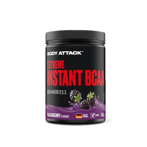Body Attack Instant BCAA Extreme, Blackberry, 500 g
