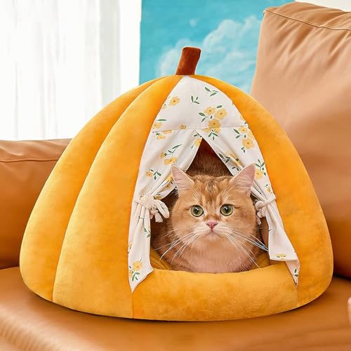 Lit mignon pour chat en coton PP pour lui offrir un nid douillet - 6