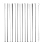 PATIKIL 8 Inch Borosilicate Glass Tubes, 10 Pcs12mm OD 2mm Thick Glass Blowing Tubes Straight Pipe with Cleaning Brush for Laboratory Glass Making, Transparent