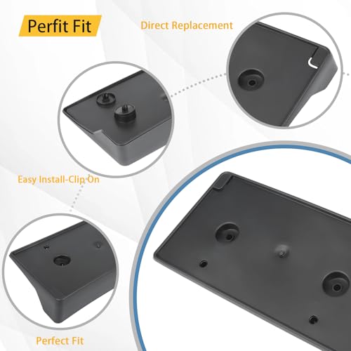 OKPARZ Front Bumper License Plate Frame Bracket Holder Compatible for Dodge Ram 1500 2019 2020 2021 2022 2023 2024 68274215AE CH1068151