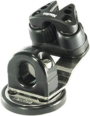 Nautos HT5766 - Base giratoria pequeña con ojo de plástico y leva pequeña con guía de gran angular