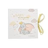 Happy Homewares Magical Beginnings My Baby Memories Dumbo My First Year Record Book - The for a Newborn Baby - Officially Licensed