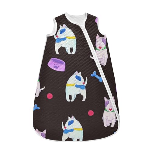 Image of vvfelixl Bright Funny Dinosaurs Baby Sleeping Bag Sleep Sack,Baby Wearable Blanket Sleep Suit for 0-6 Months