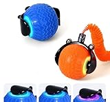 Tri-San Rechargeable Interactive Cat Toys for Bored Indoor Adult Cats - Motion-Activated Engaging Playtime Toys, for Cats (Orange, Blue)