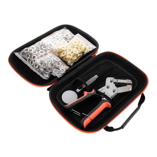 GARIOUANS Kit Profesional De Herramientas Para Ojales Metálicos Juego De Alicates y Perforador Para Manualidades y Tela