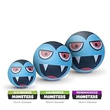 SPORTSPET Monsters High Bounce Dog Balls | 6 Pack | Spooky Rubber Balls for Dogs | Non-Toxic, Floats in Water | 60mm for Medium Dogs | Frankenstein, Witch, Vampire | Halloween Decoration & Toys - Image 5