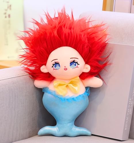 Image of Tickles Cute Mermaid Doll Soft Stuffed Plush Toy for Kids Boys & Girls Birthday Gift (Color: Multicolor Size: 20 cm)