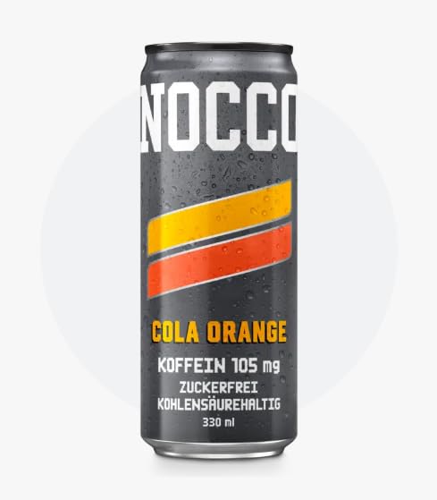 16 Dosen NOCCO BCAA Drink | Cola Orange | Buxtrade | 330 ml |105 mg Koffein