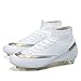 TTFS Foture 4.1 Netfit FG AG Athletic Soccer Shoes XX 17.2 Firm Ground Cleats Soccer Shoe (4, White, Numeric_4)