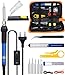 Produktbild Yulado Lötkolben Set, 16 PCS Lötkolben, Lötset 60W Lötstation mit Temperatur Einstellbar 200-450°C, 5 Lötspitzen, Entlötpumpe, Lötzinn, Pinzette, Lötset für Hausgebrauch.