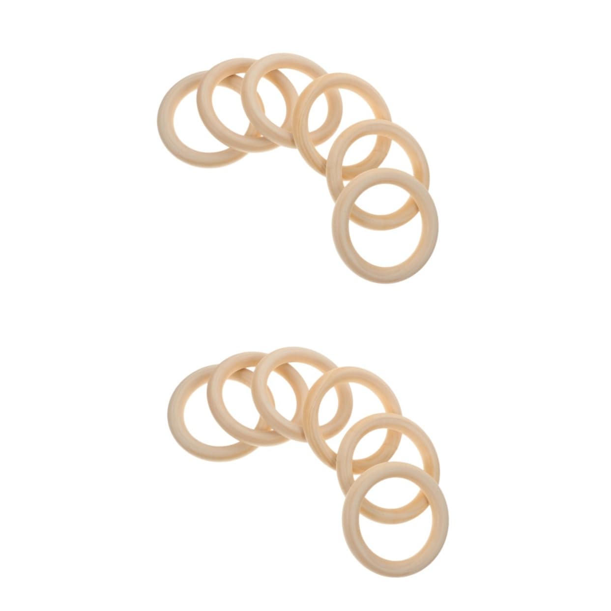 Cercle en bois vierge pour suspensions macramé et décorations murales bohèmes faites maison