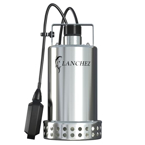 Lanchez 1/2HP Sump Pump 2610GPH Submersible Pump