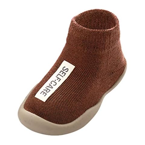YSSH Lauflernschuhe Babyschuhe Mädchen Krabbelschuhe indoor Bodensocken Atmungsaktive Kleinkind Schuhe Kinder Schuhe Kleinkind Jungen Mädchen Weiche Sohle Leichte Slip-on Turnschuhe Cover