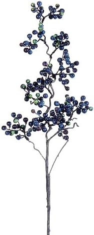 Silk Plants Direct Berry (Pack of 12) - Blue