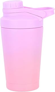 EACHPT Shaker Proteinas 500ml,Coctelera de Proteínas con Colador,Coctelera de Proteínas de acero Inoxidable de doble Pared con Aislamiento al vacío,Sin BPA y a Prueba de Fugas