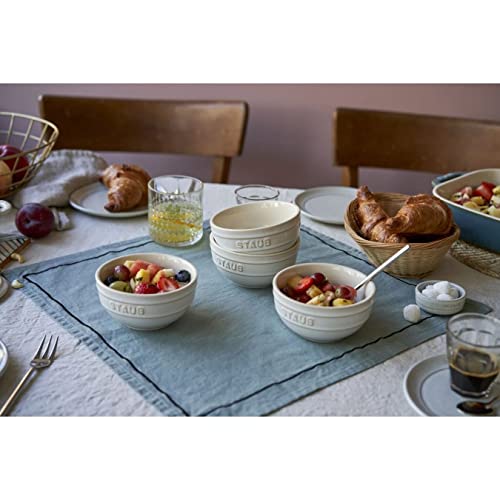 Set de 4 tazones cerámicos Staub 400 ml marfil miniatura 2