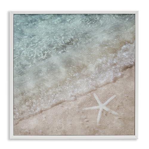 Starfish Beach Coast Nautical, 24 x 24 Inch Framed Giclée Print