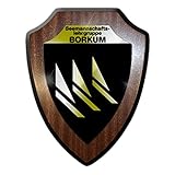 edle Optik Wappenschild Seemannschaftslehrgruppe Borkum BW Marine Bundesmarine #15336